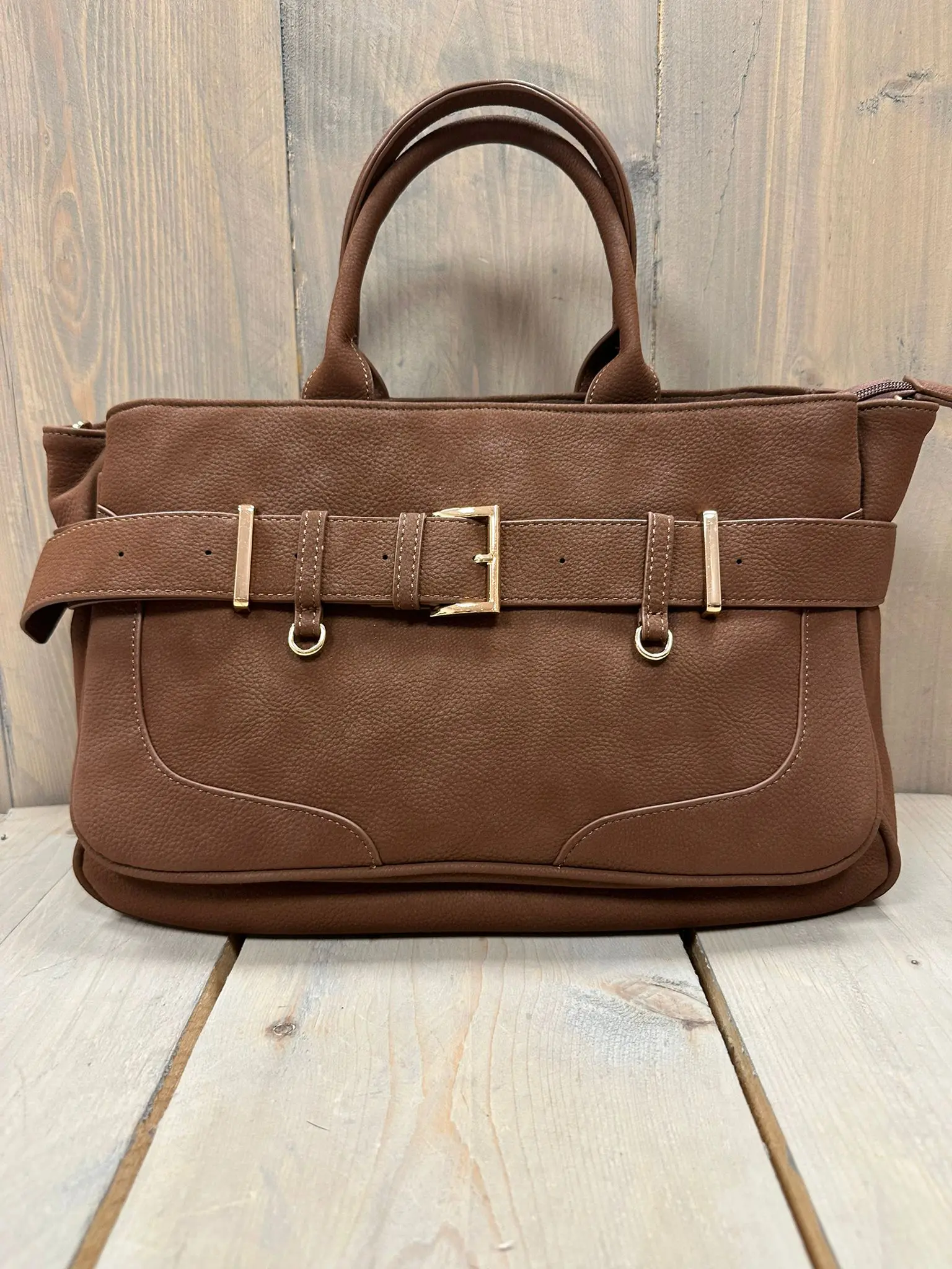 Handtas Emilie bruin