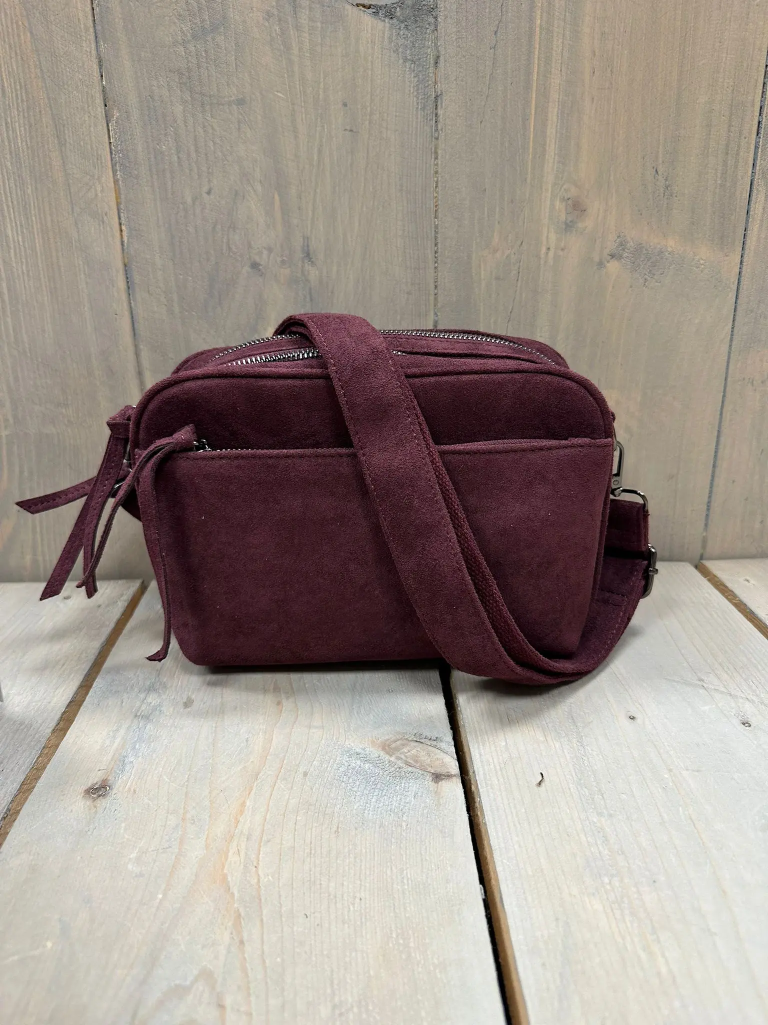 Handtas Claudia bordeaux