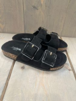Teenslipper Jocelyn zwart