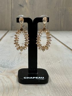 Oorbellen Elisa beige