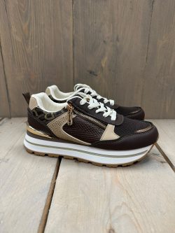 Sneaker Hailey donkerbruin